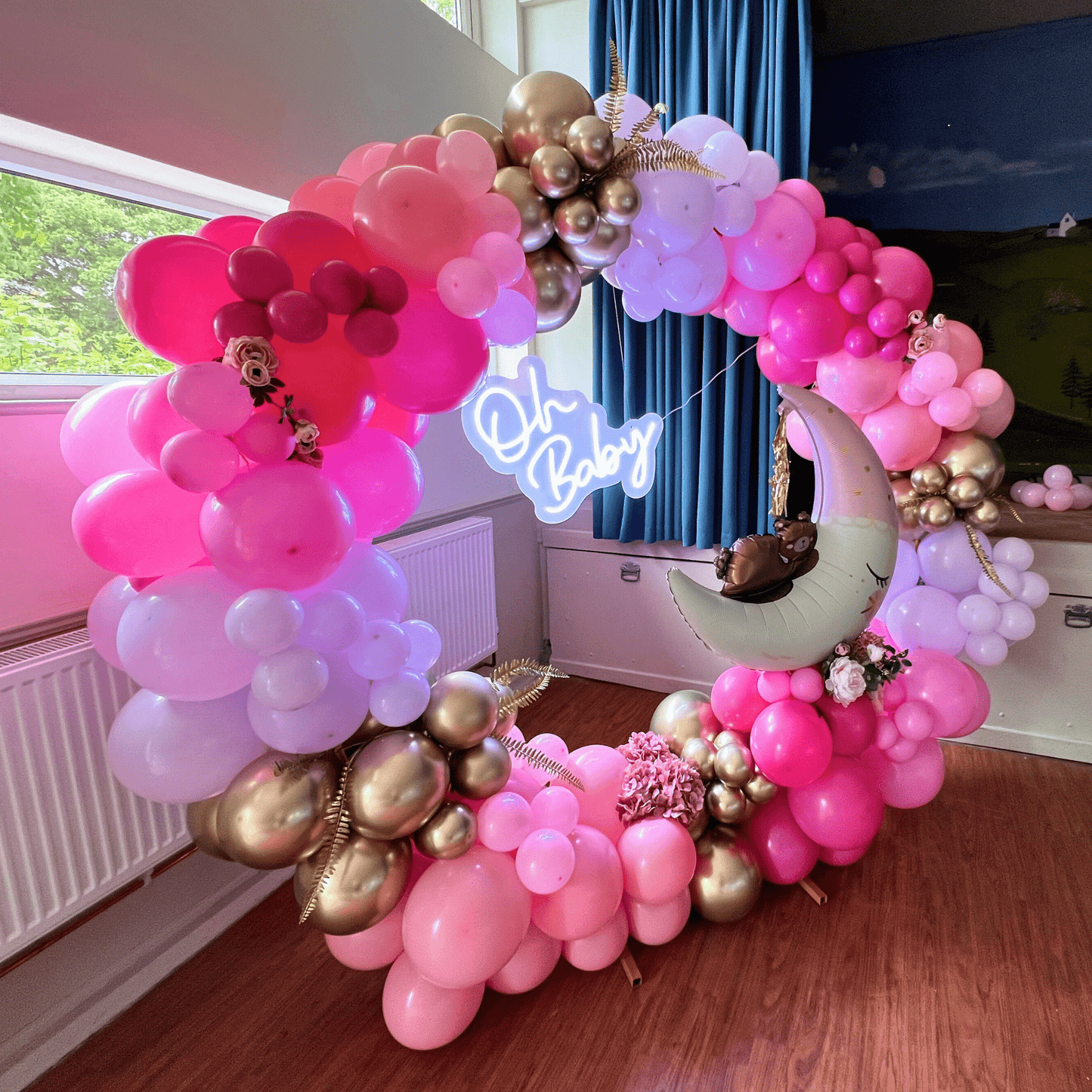 Organic Balloon Hoop Arch | The Party Hut