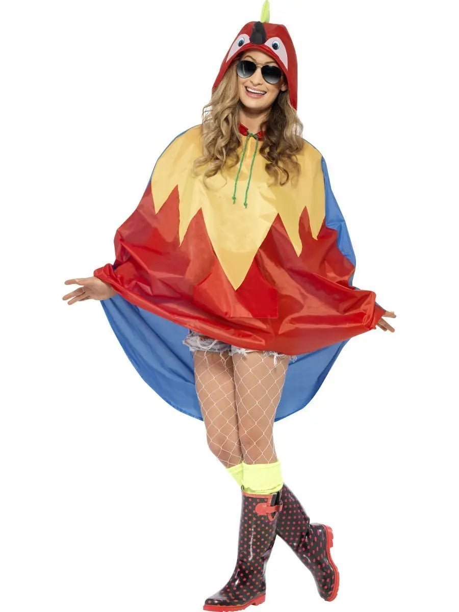 Parrot Party Poncho | The Party Hut