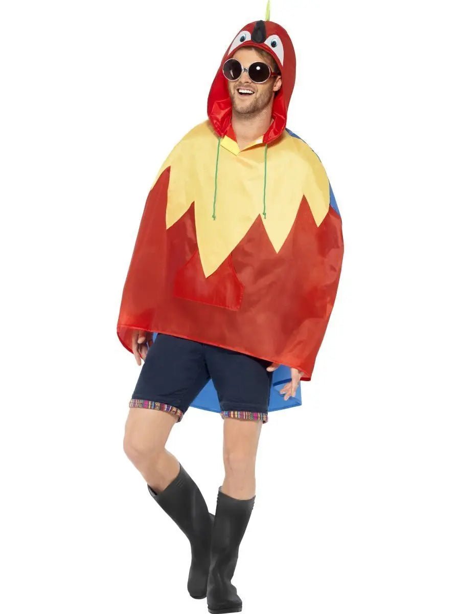 Parrot Party Poncho | The Party Hut