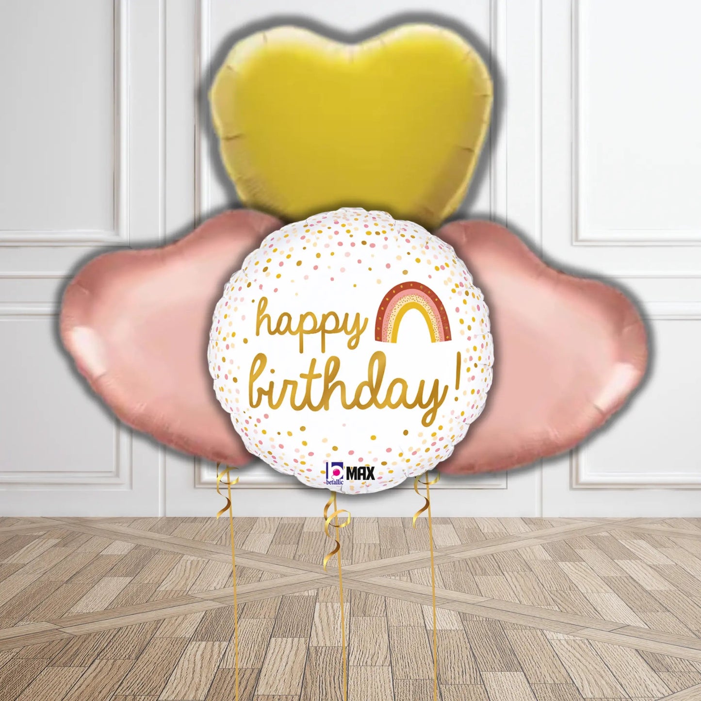 Pastel Rainbow Birthday Balloon Bouquet | The Party Hut