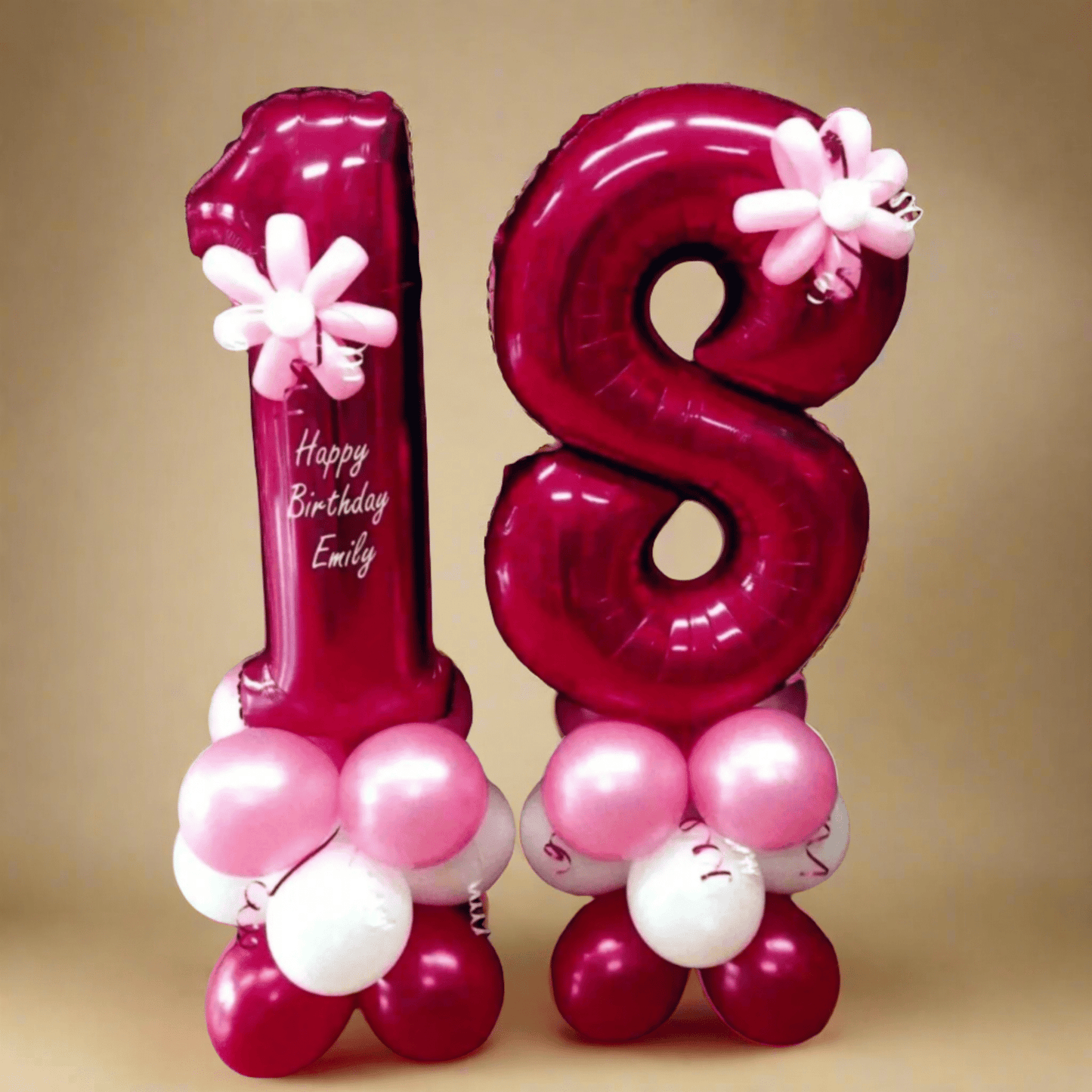 Personalised Number Standers (A Pair) | The Party Hut