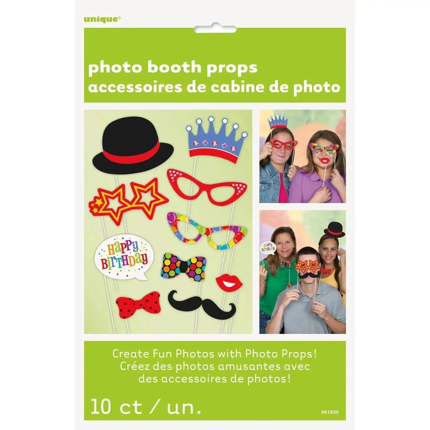 Photo Booth Props 10pk | The Party Hut