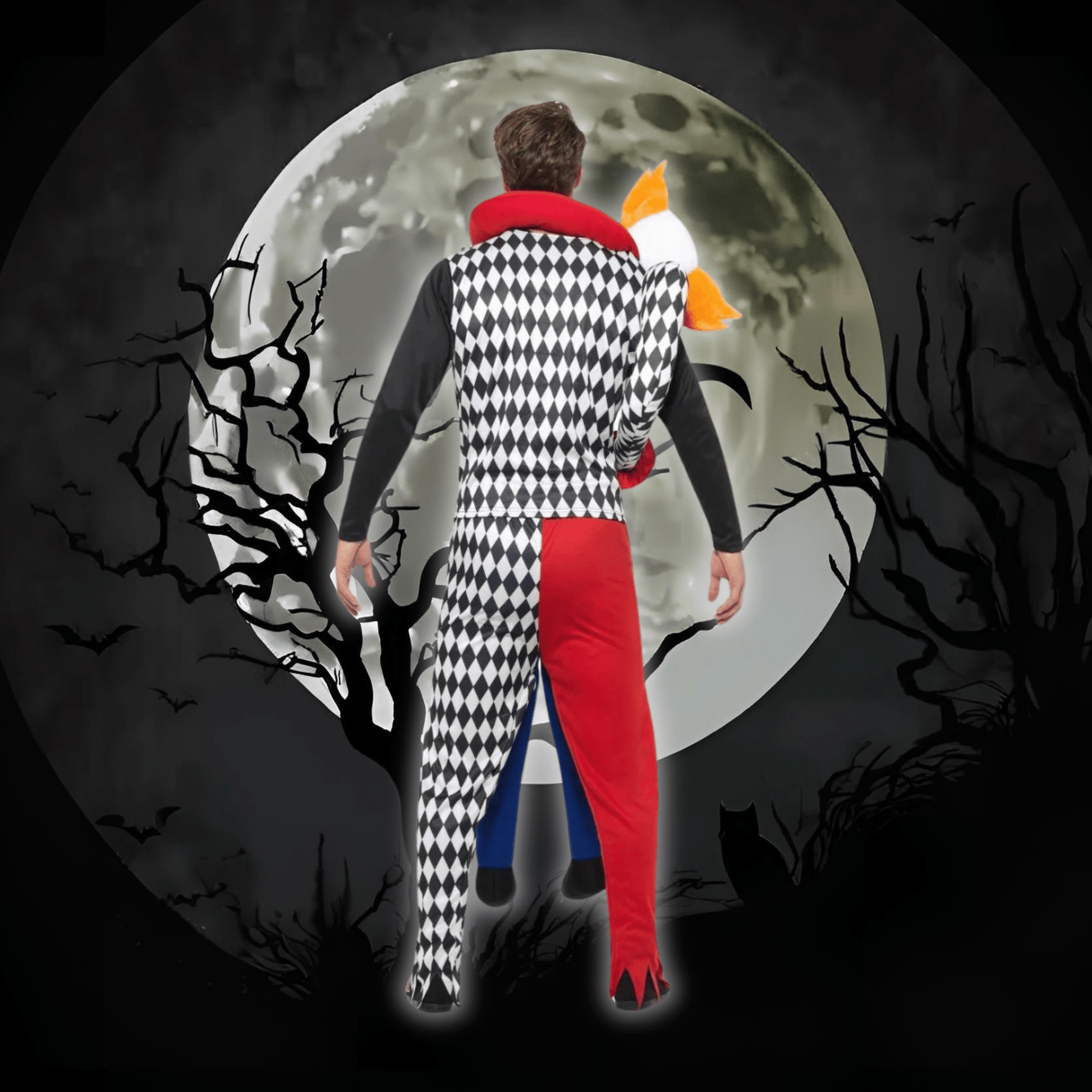 Piggyback Kidnap Clown Costume