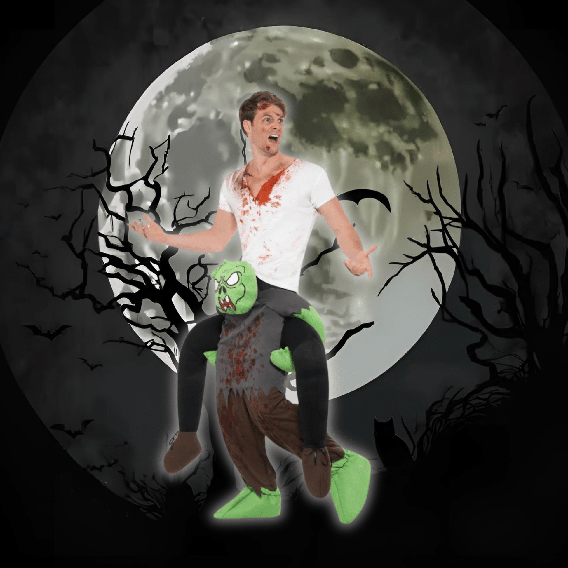 Piggyback Zombie Costume