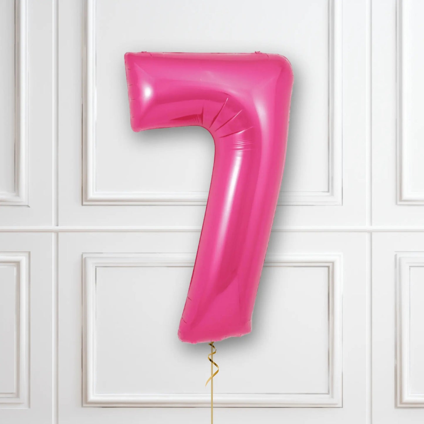 Pink Number Balloons - 34", With Helium | The Party Hut