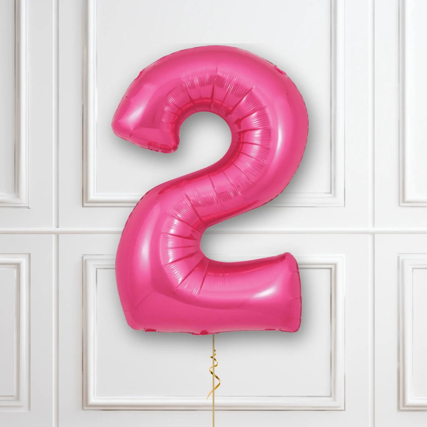 Pink Number Balloons - 34", With Helium | The Party Hut