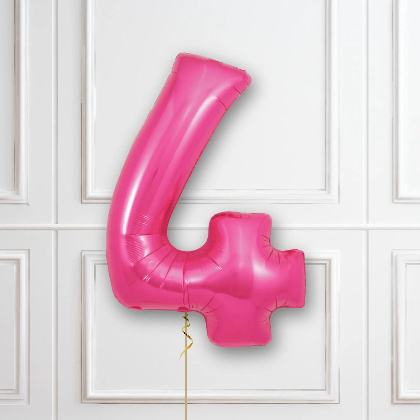 Pink Number Balloons - 34", With Helium | The Party Hut