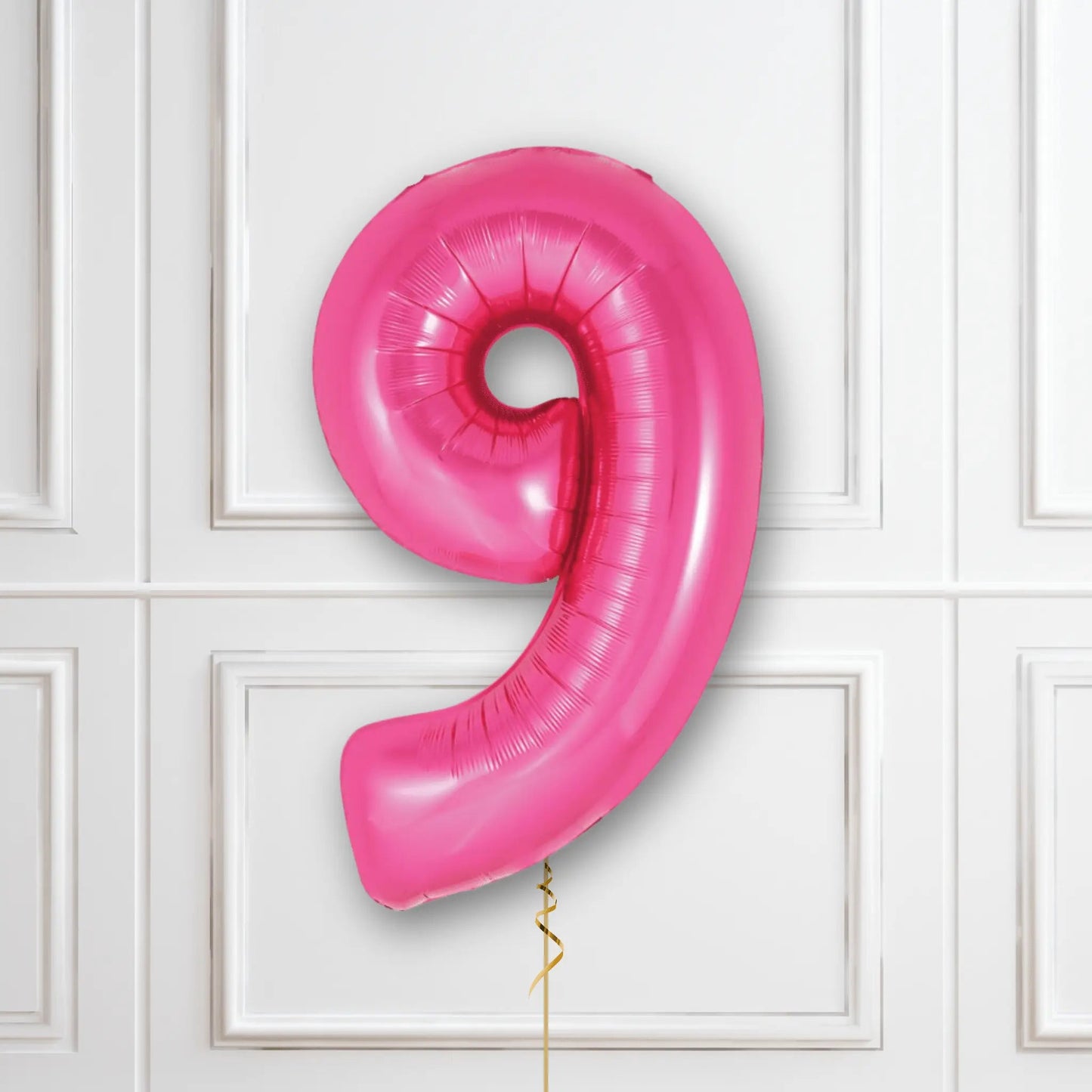 Pink Number Balloons - 34", With Helium | The Party Hut