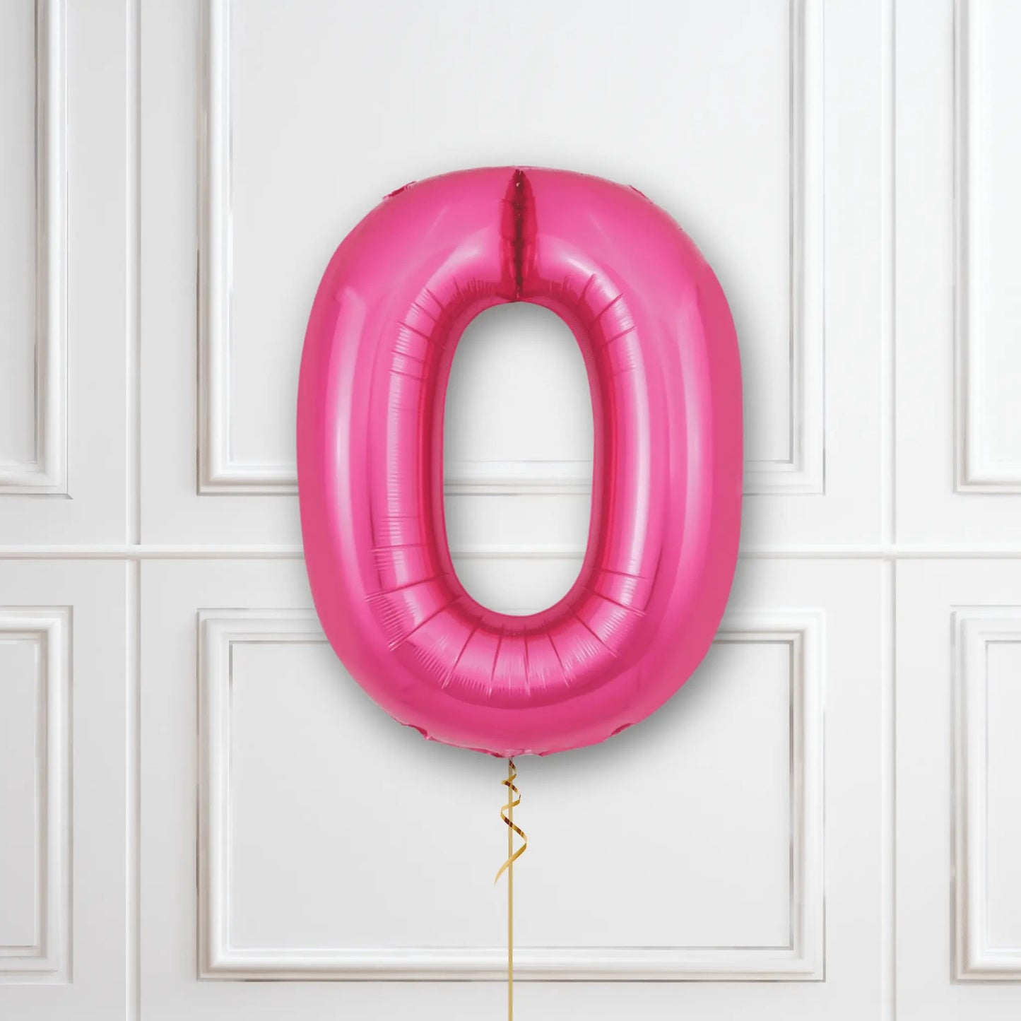 Pink Number Balloons - 34", With Helium | The Party Hut