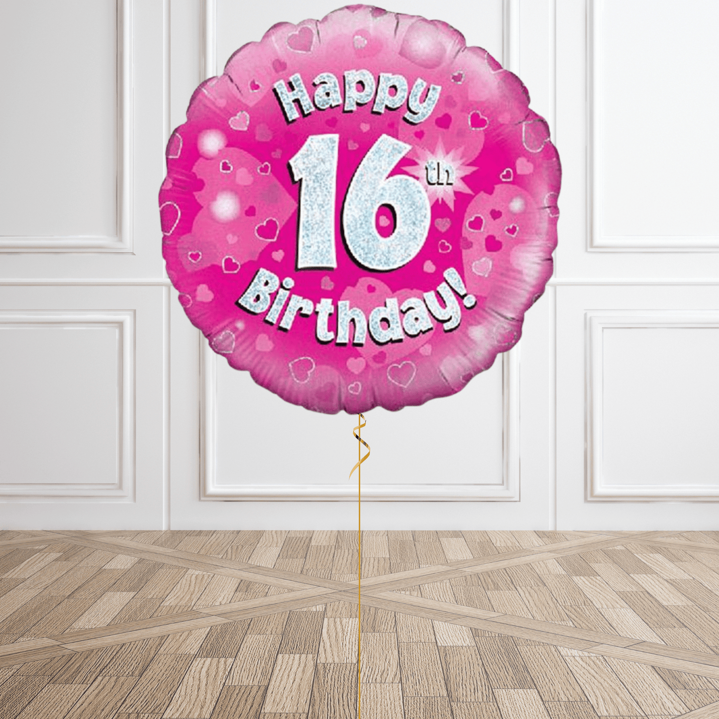 Pink Sparkle 16th Birthday Balloon Bouquet | The Party Hut