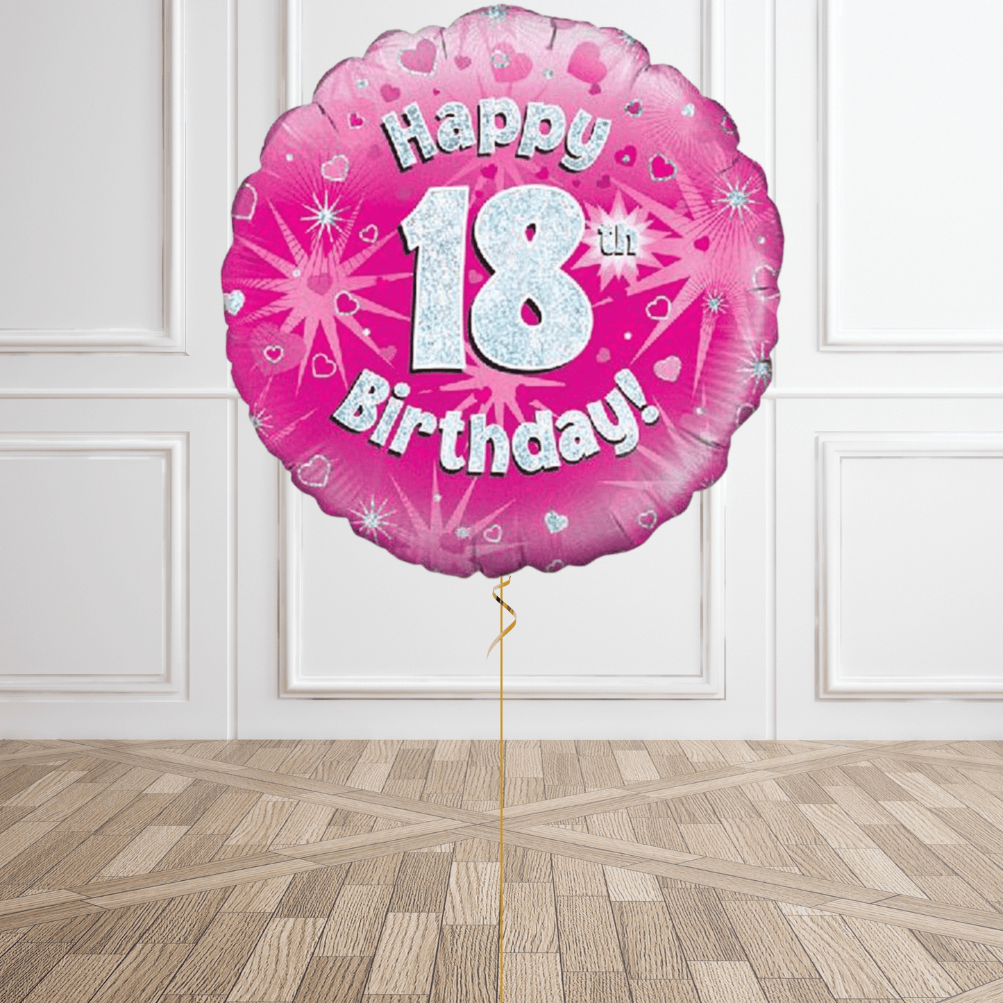 Pink Sparkle 18th Birthday Balloon Bouquet | The Party Hut