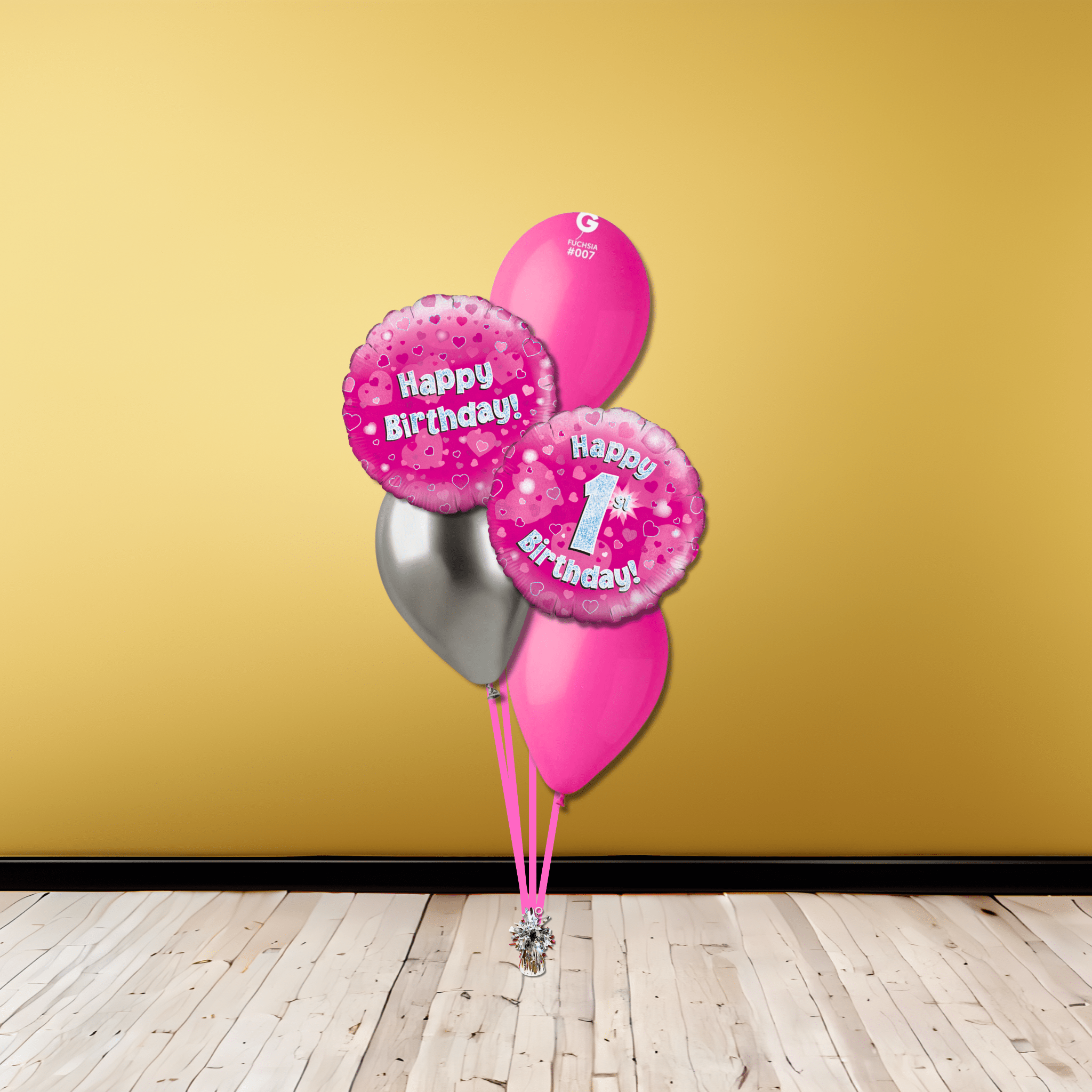 Pink Sparkle Balloon Display | The Party Hut