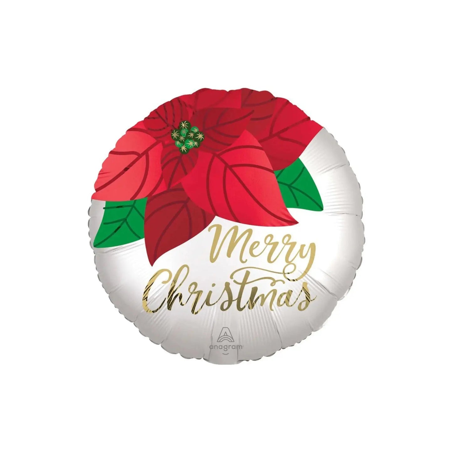 Poinsettia Christmas Balloon | The Party Hut