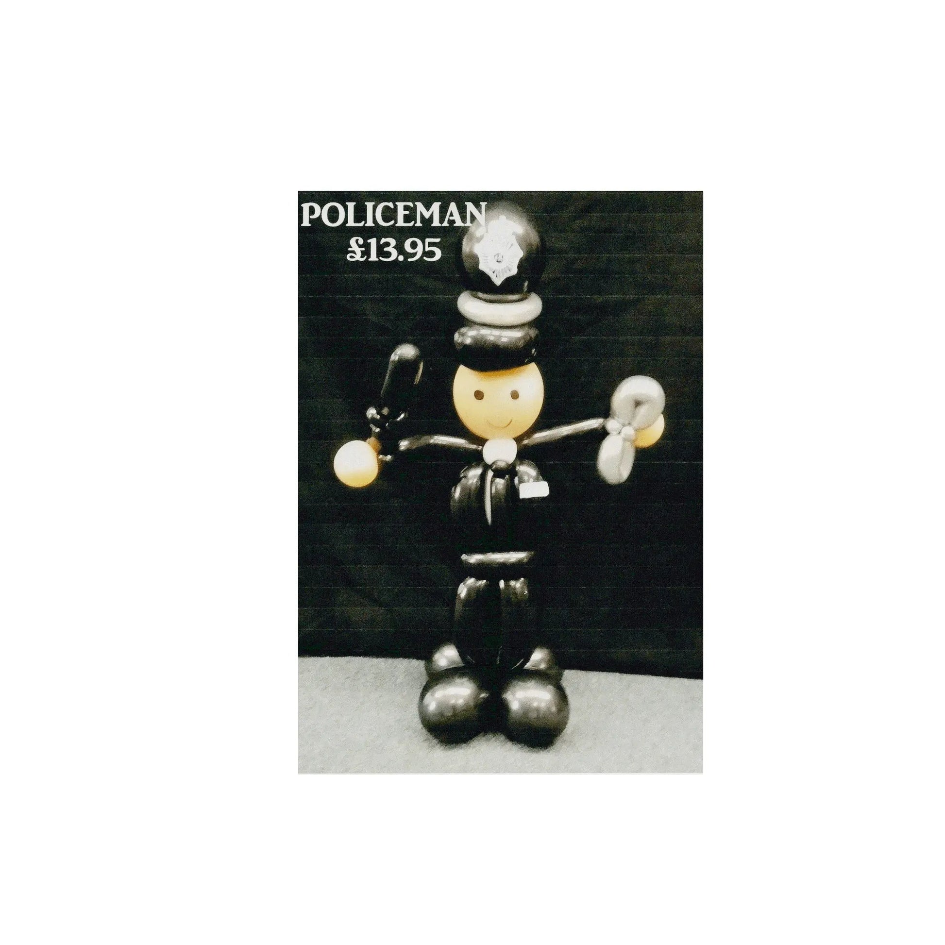 Policeman Balloon Character