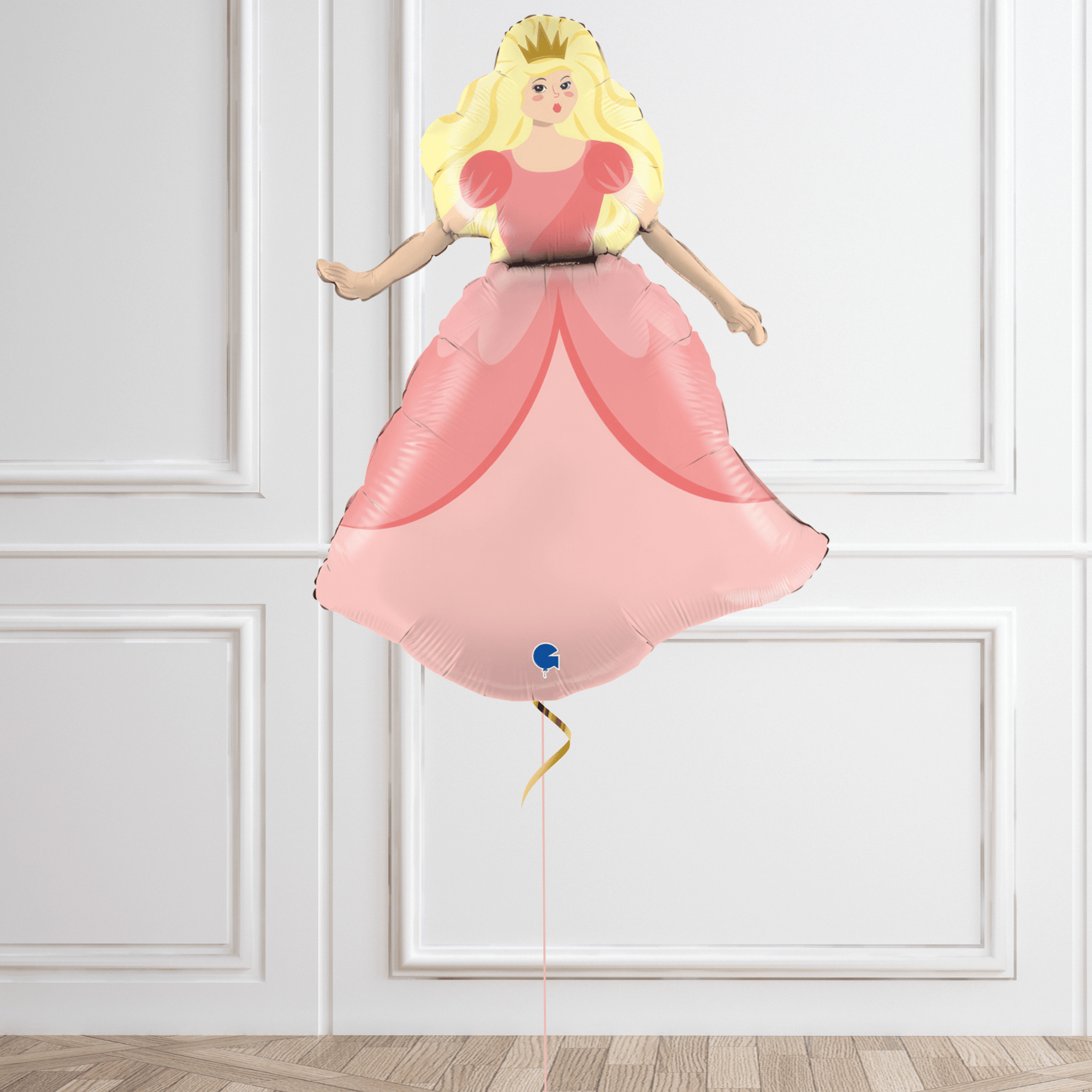 Princess Pink Helium Balloon – Elegant Party Decoration for Little Royals