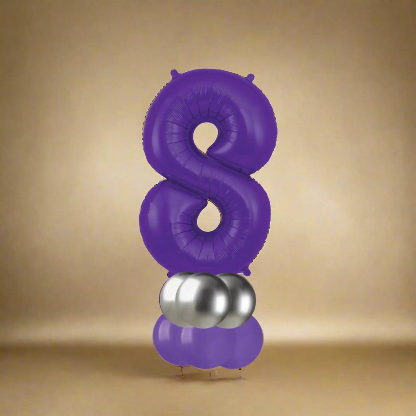 Purple Basic Number Stacks | The Party Hut