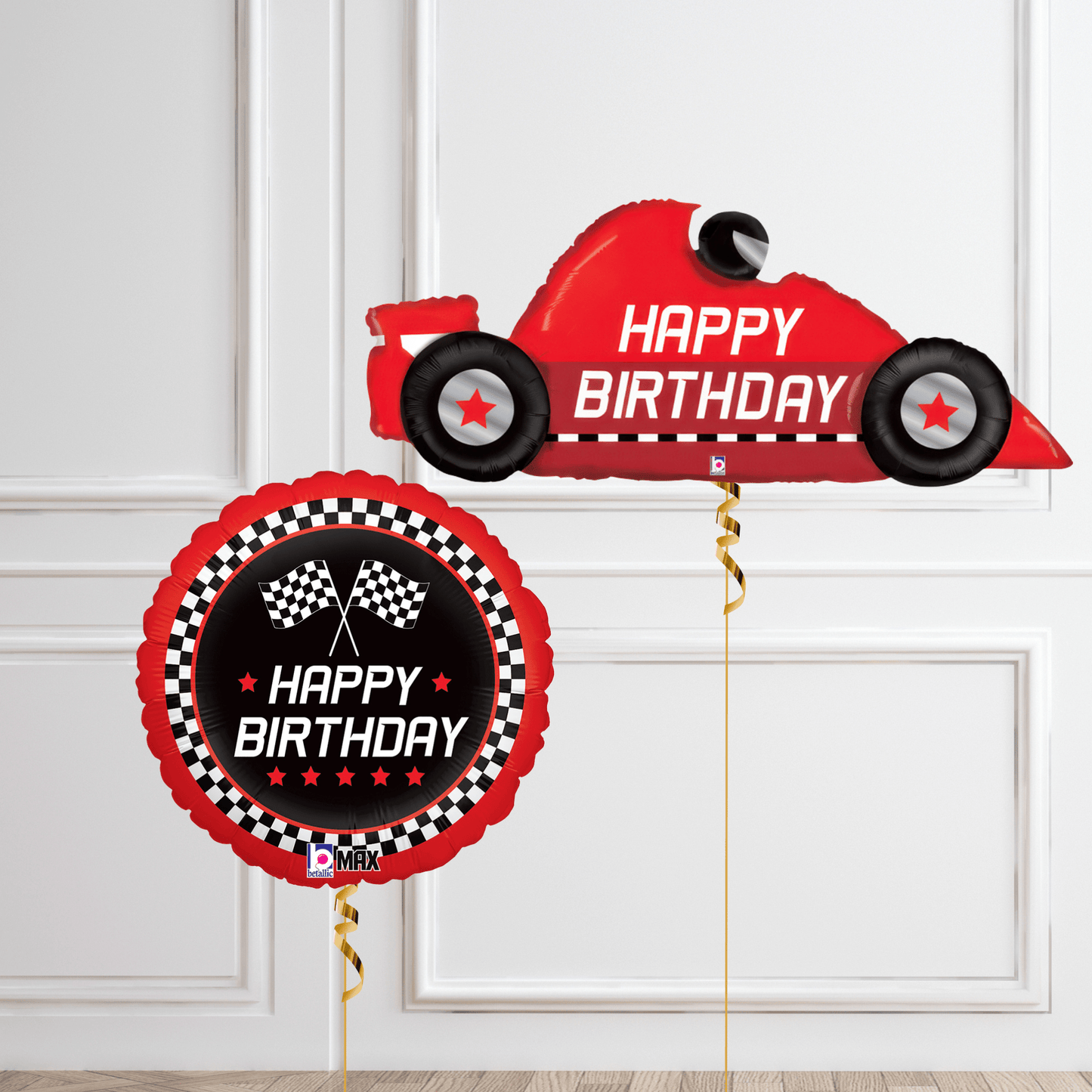 Racing Car Birthday Balloon Bouquet | The Party Hut