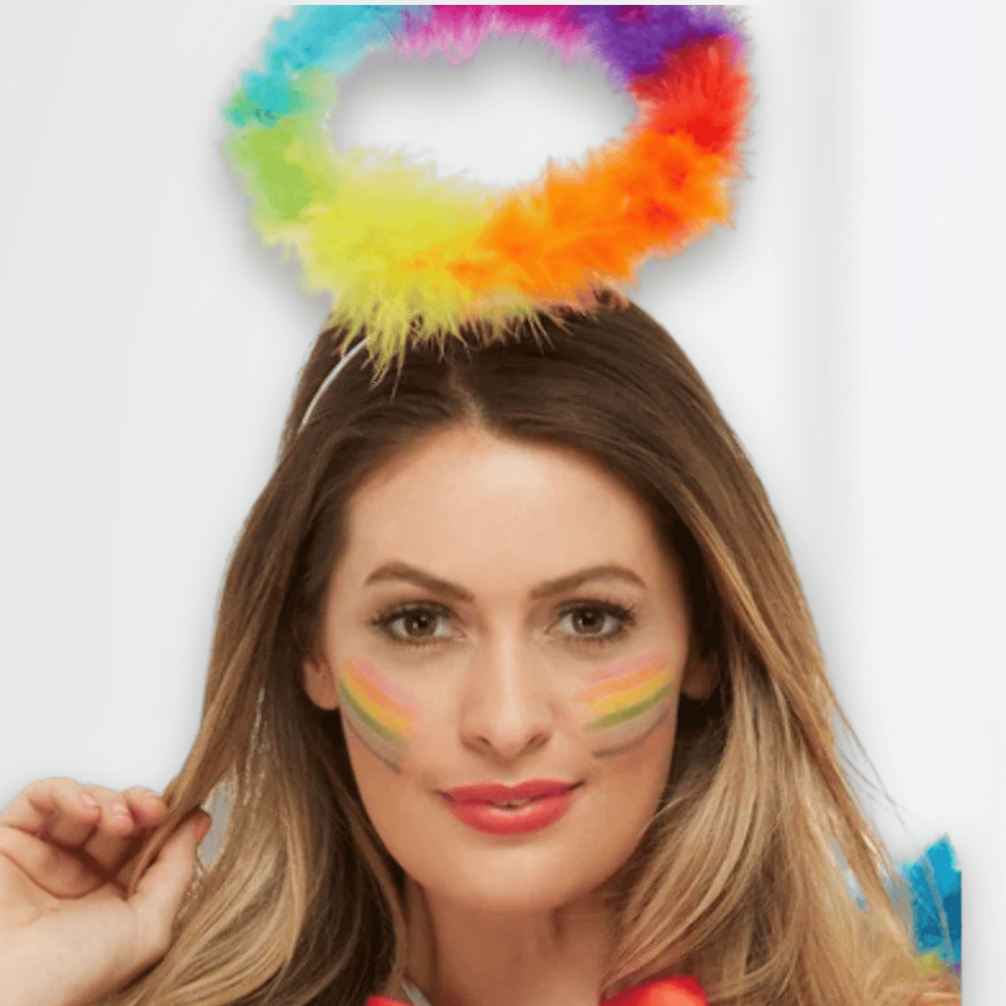 Rainbow Angel Halo Headband | The Party Hut