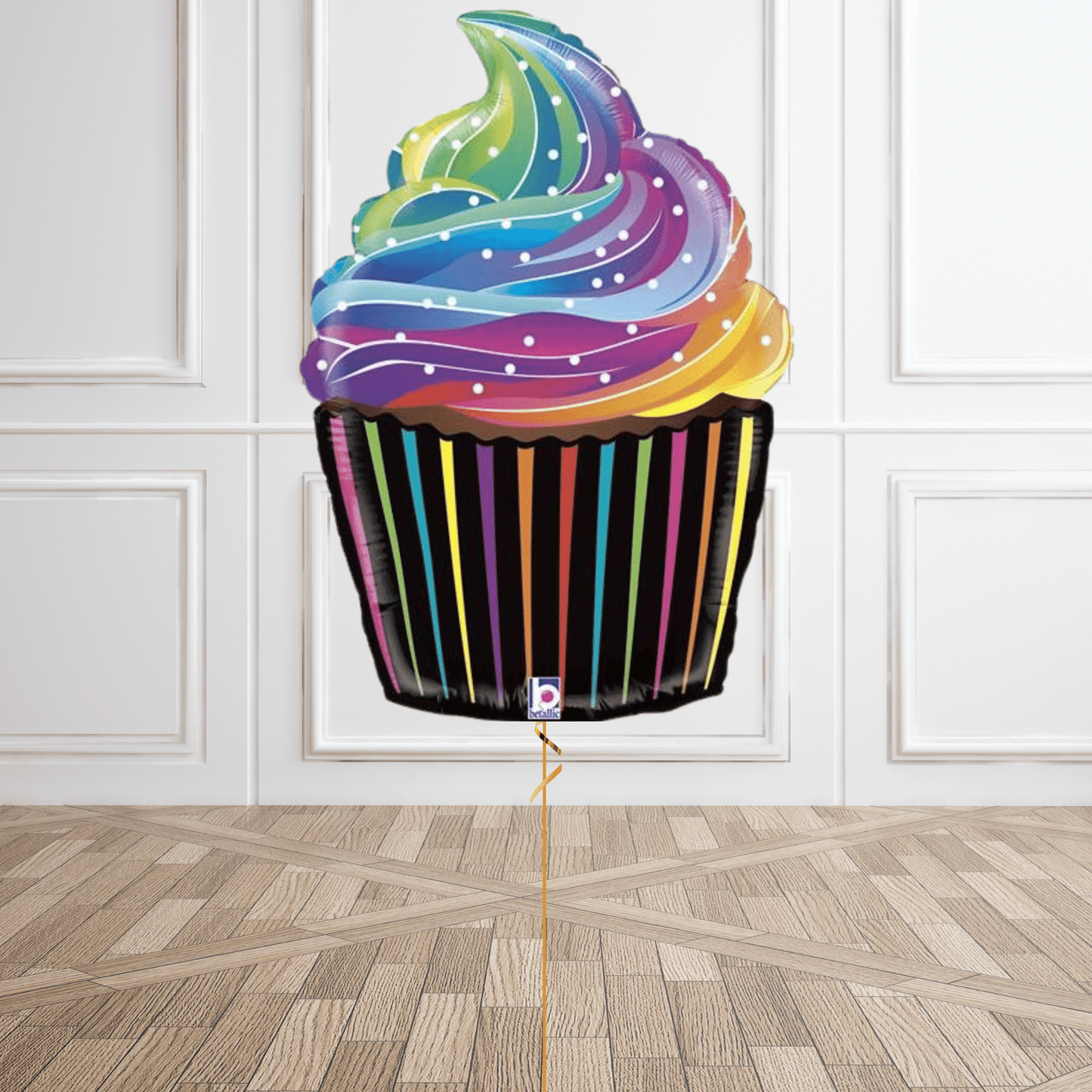 Rainbow Cupcake Foil Balloon Package | The Party Hut