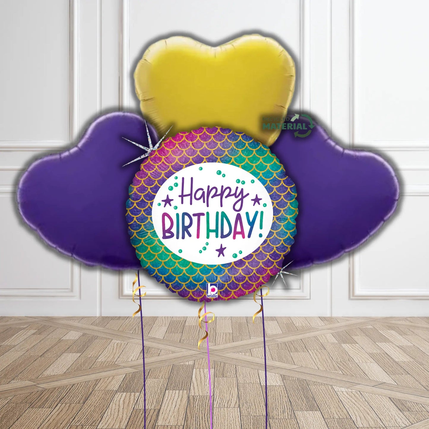 Rainbow Mermaid Birthday Balloon Bouquet Set | The Party Hut