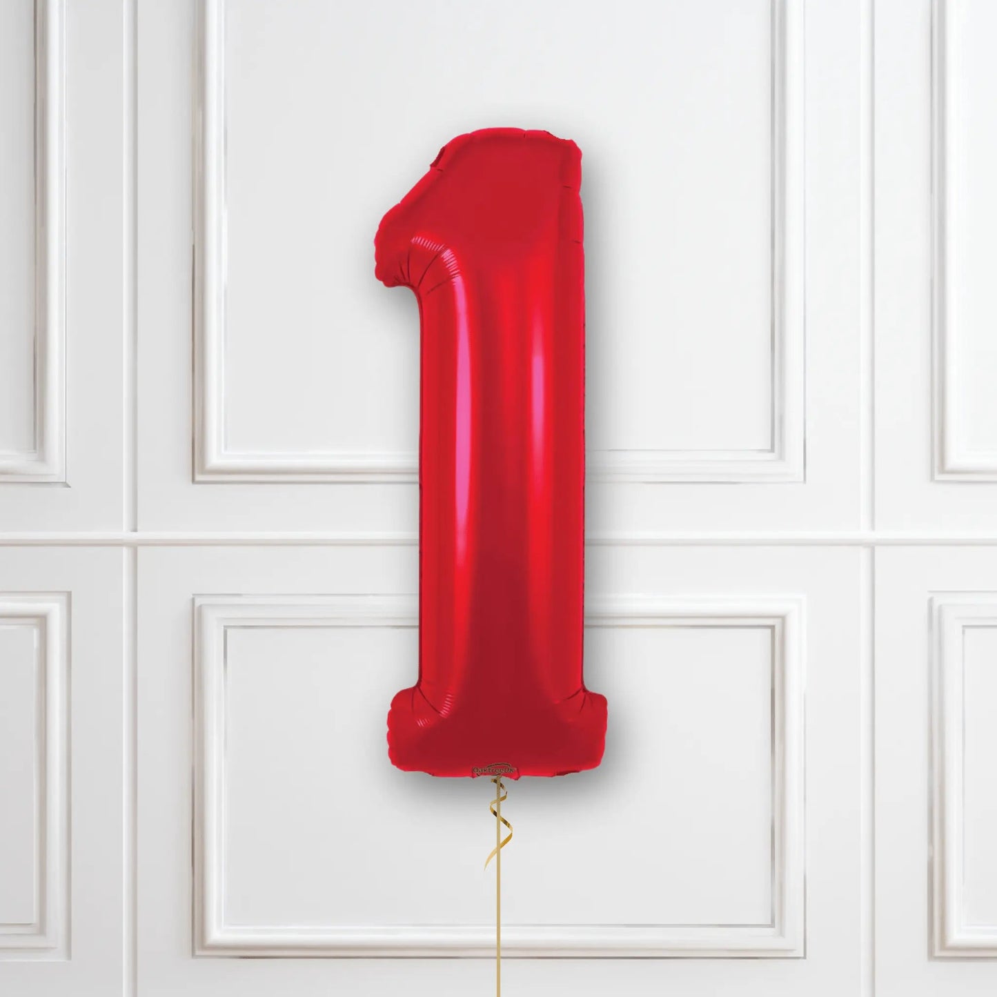 Red Number Balloons - 34", With Helium | The Party Hut