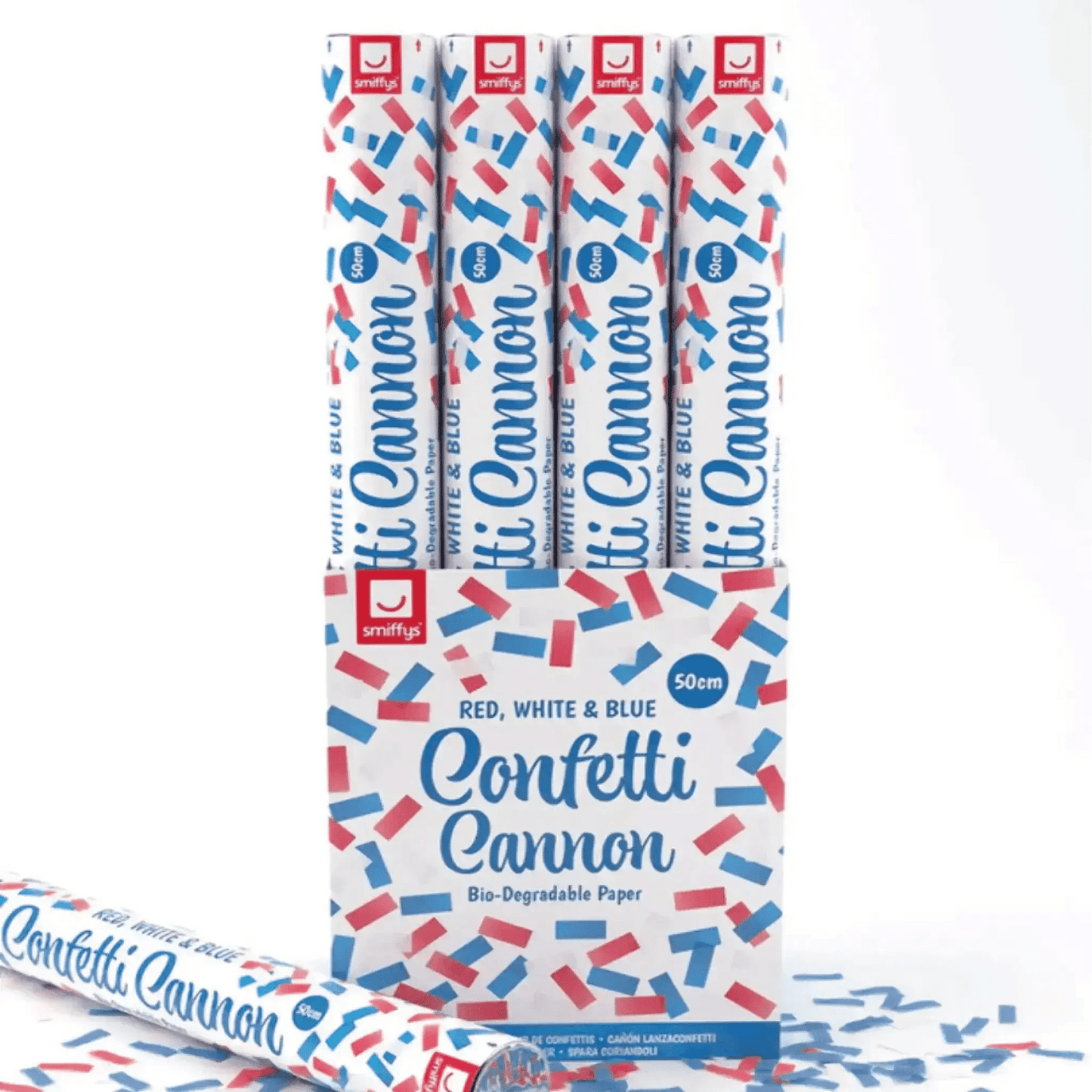 Red, White & Blue Confetti Cannon | The Party Hut