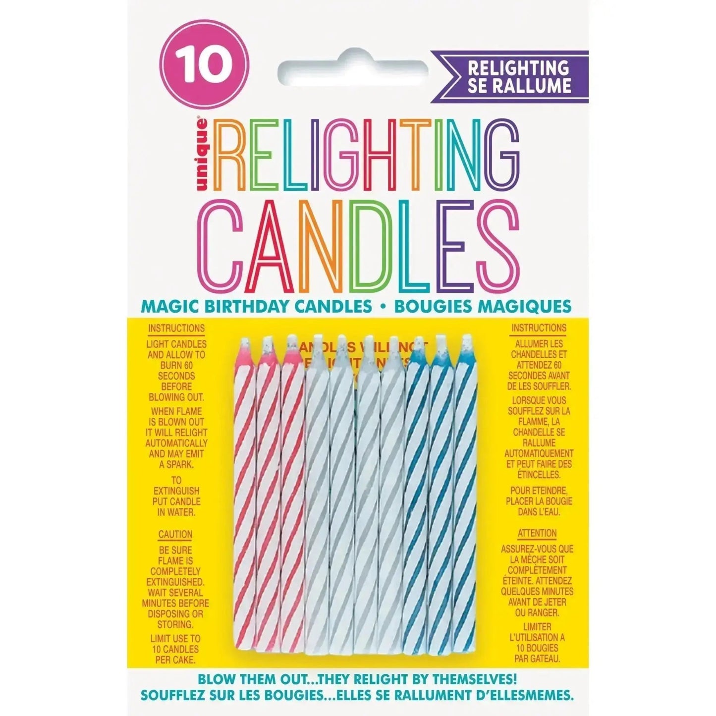 Relighting Cake Candles | The Party Hut