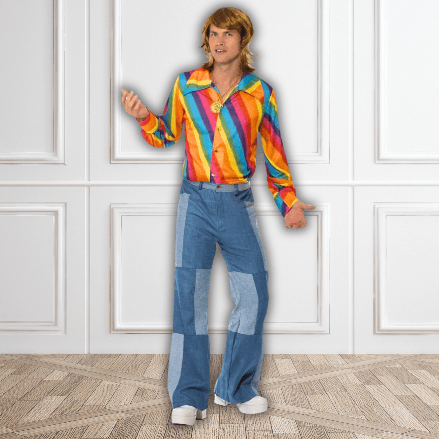 Retro Vibes 1970s Disco Shirt | The Party Hut