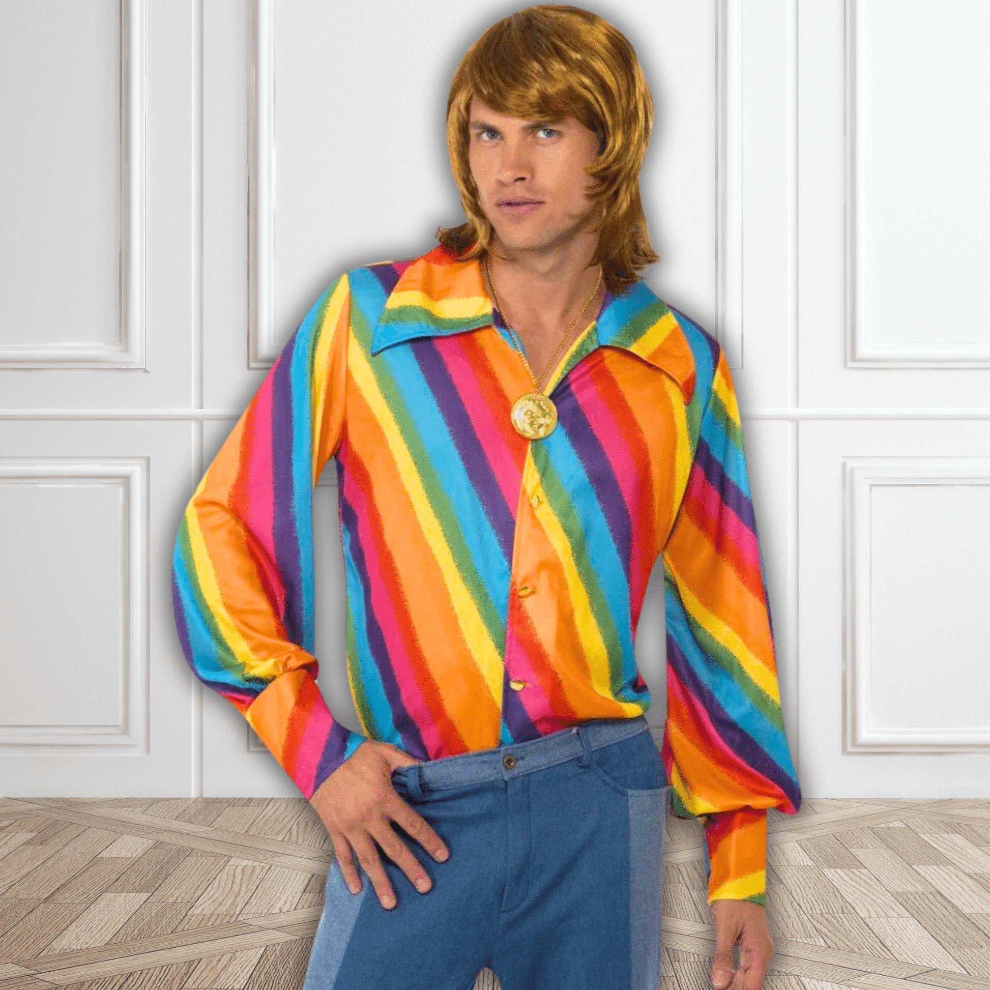 Retro Vibes 1970s Disco Shirt