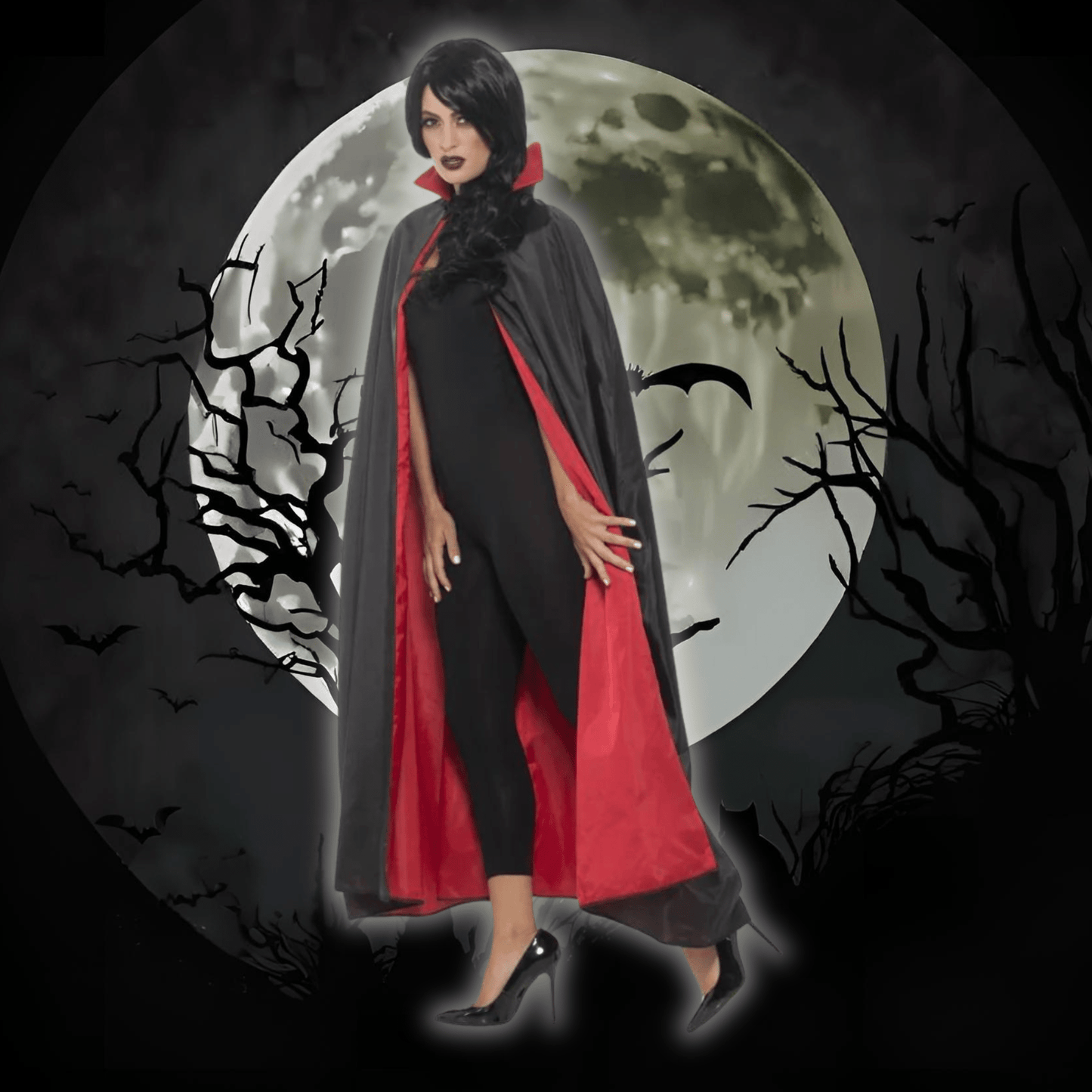 Reversible Vampire Cape | The Party Hut