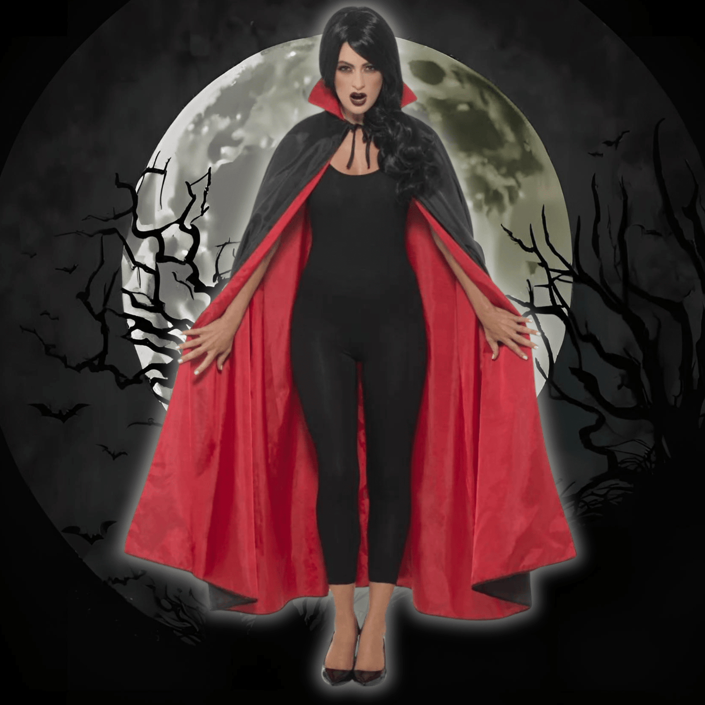 Reversible Vampire Cape | The Party Hut