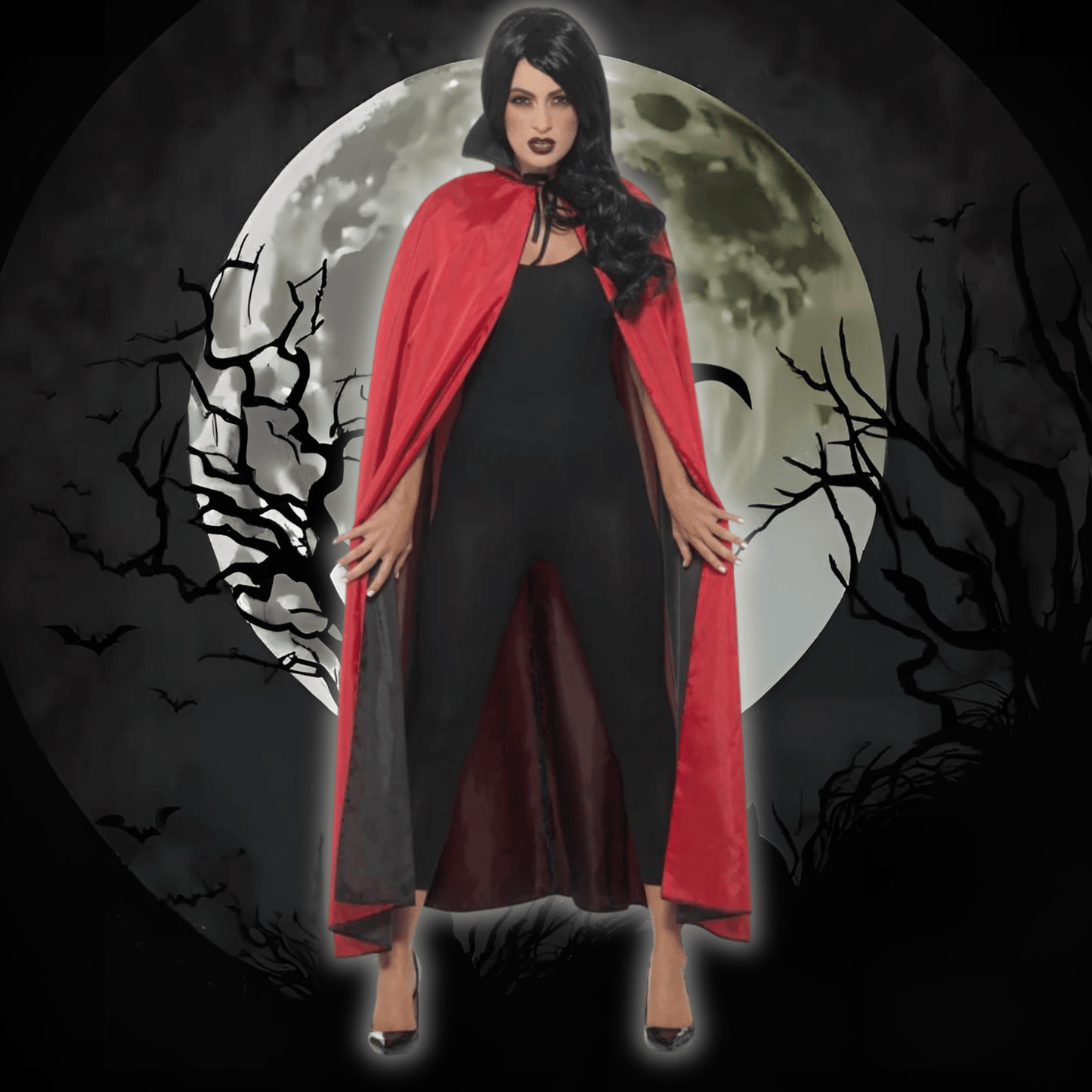 Reversible Vampire Cape | The Party Hut