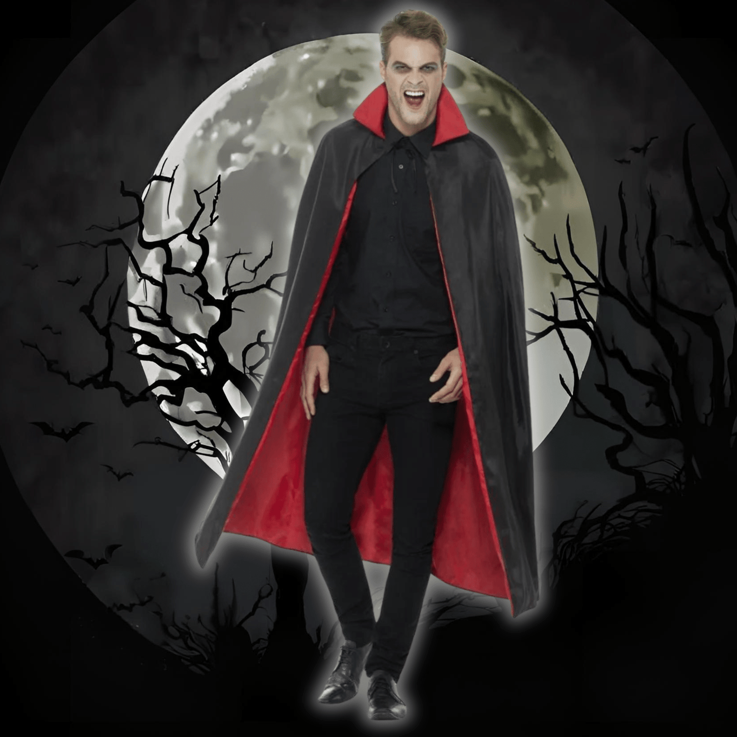 Reversible Vampire Cape | The Party Hut