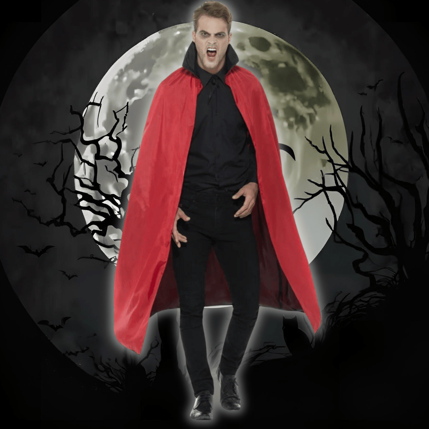 Reversible Vampire Cape | The Party Hut