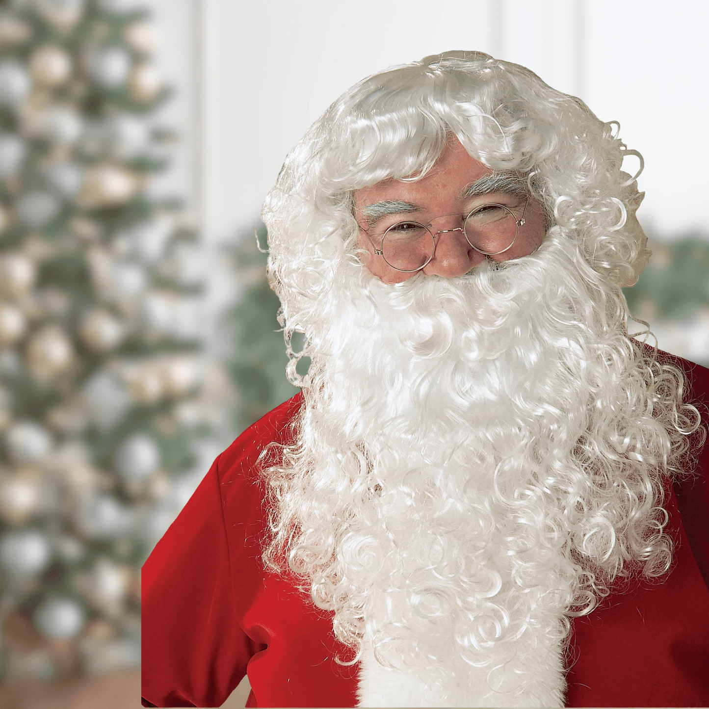 Santa Classic Beard & Wig Set – Christmas Fancy Dress Accessory | The Party Hut