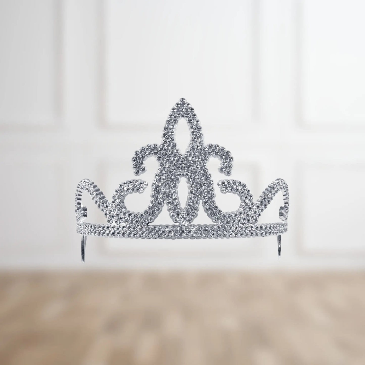 Silver Plastic Tiara | The Party Hut