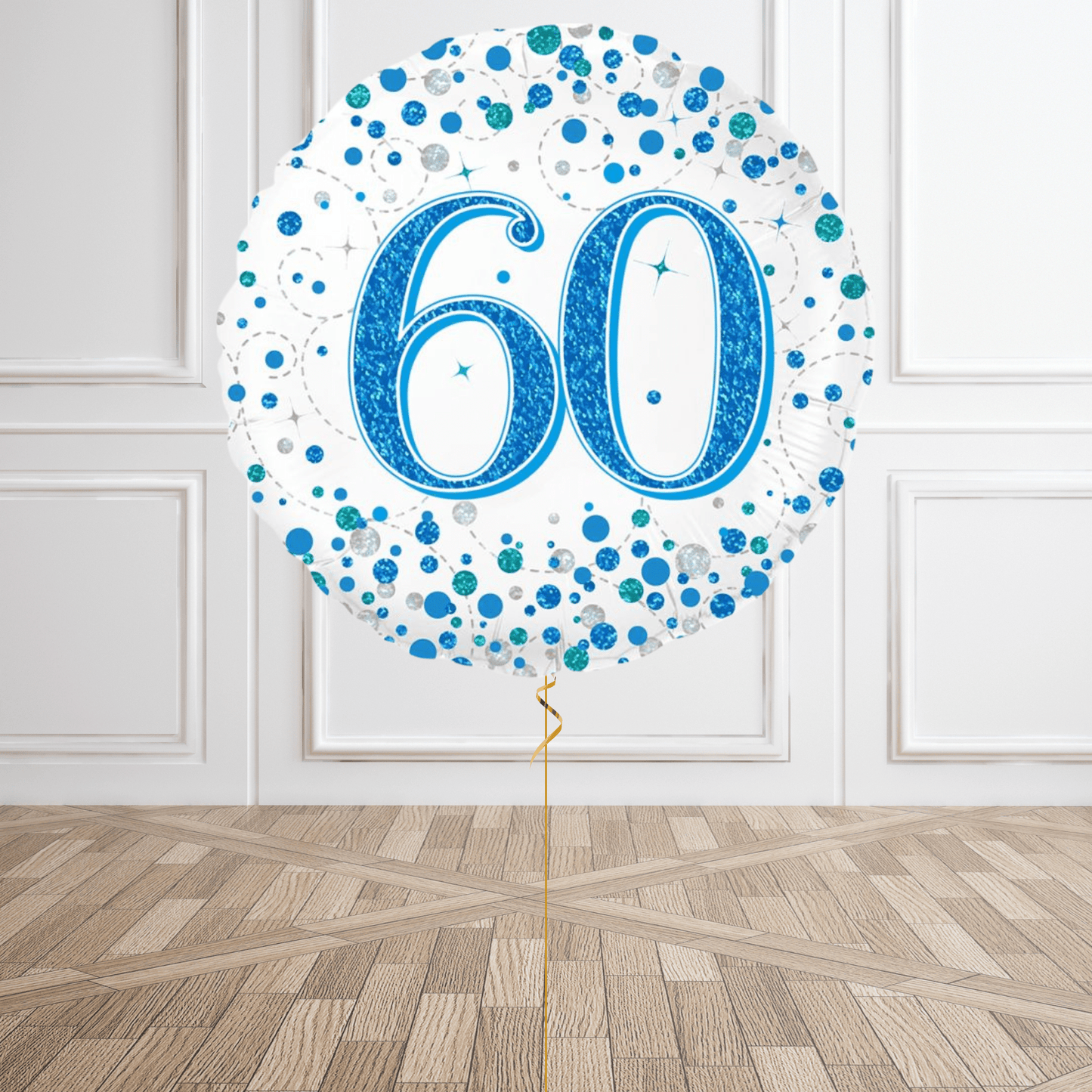 Silver Sparkle 60th Birthday Balloon Bouquet | The Party Hut