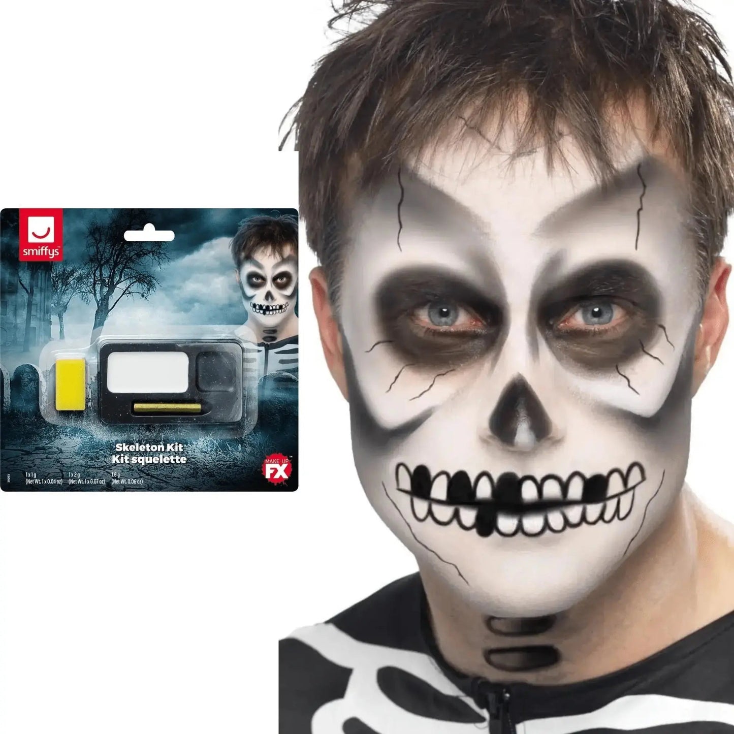 Skeleton Make Up Kit | The Party Hut