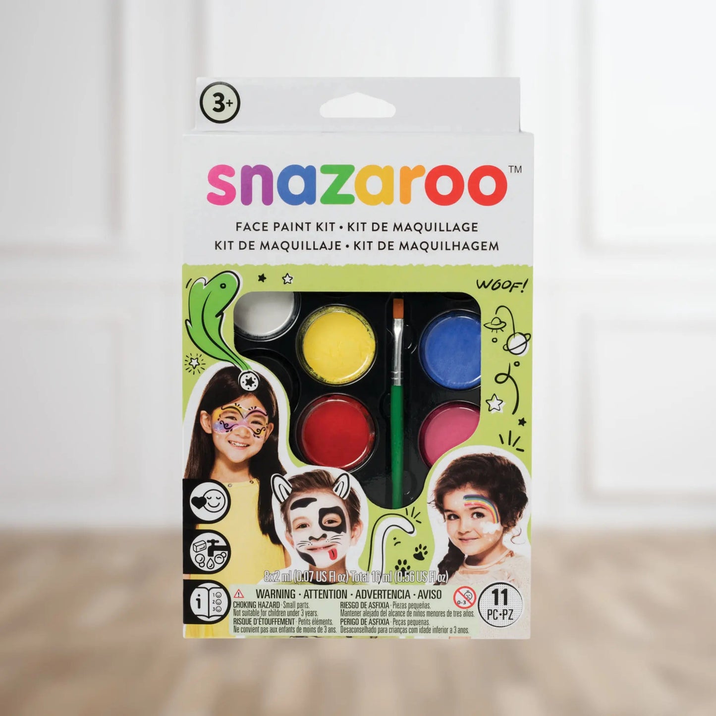 Snazaroo Face Paint Kit - Unisex All - in - One Party Essential | The Party Hut