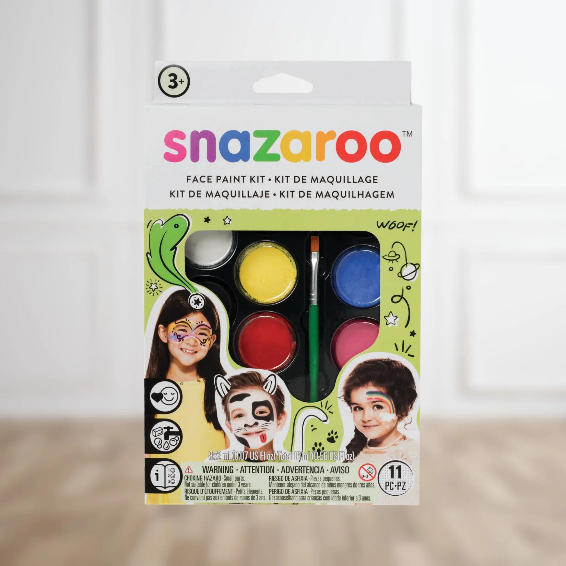 Snazaroo Face Paint Kit - Unisex All-in-One Party Essential