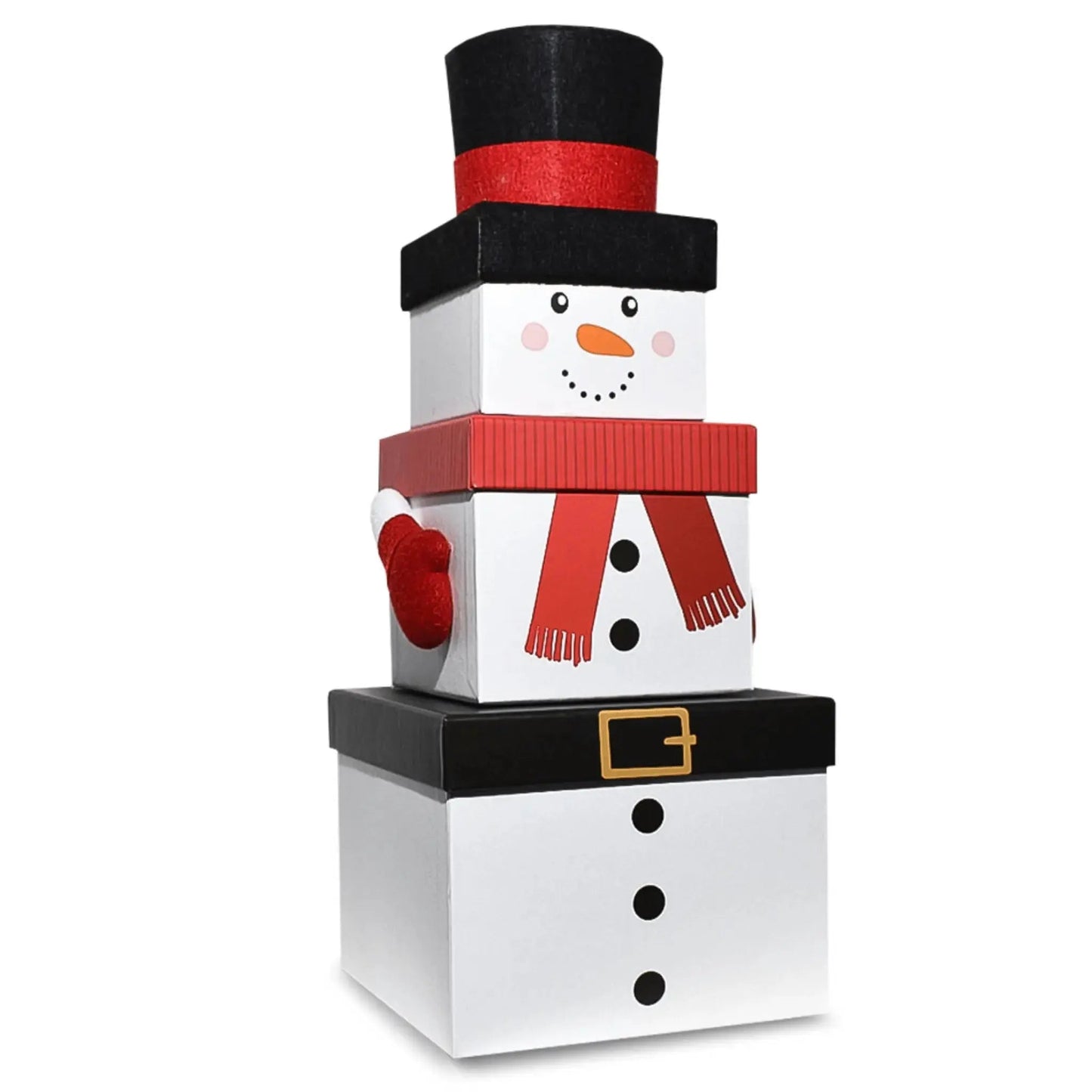 Snowman Gift Box - Set Of 3 | The Party Hut