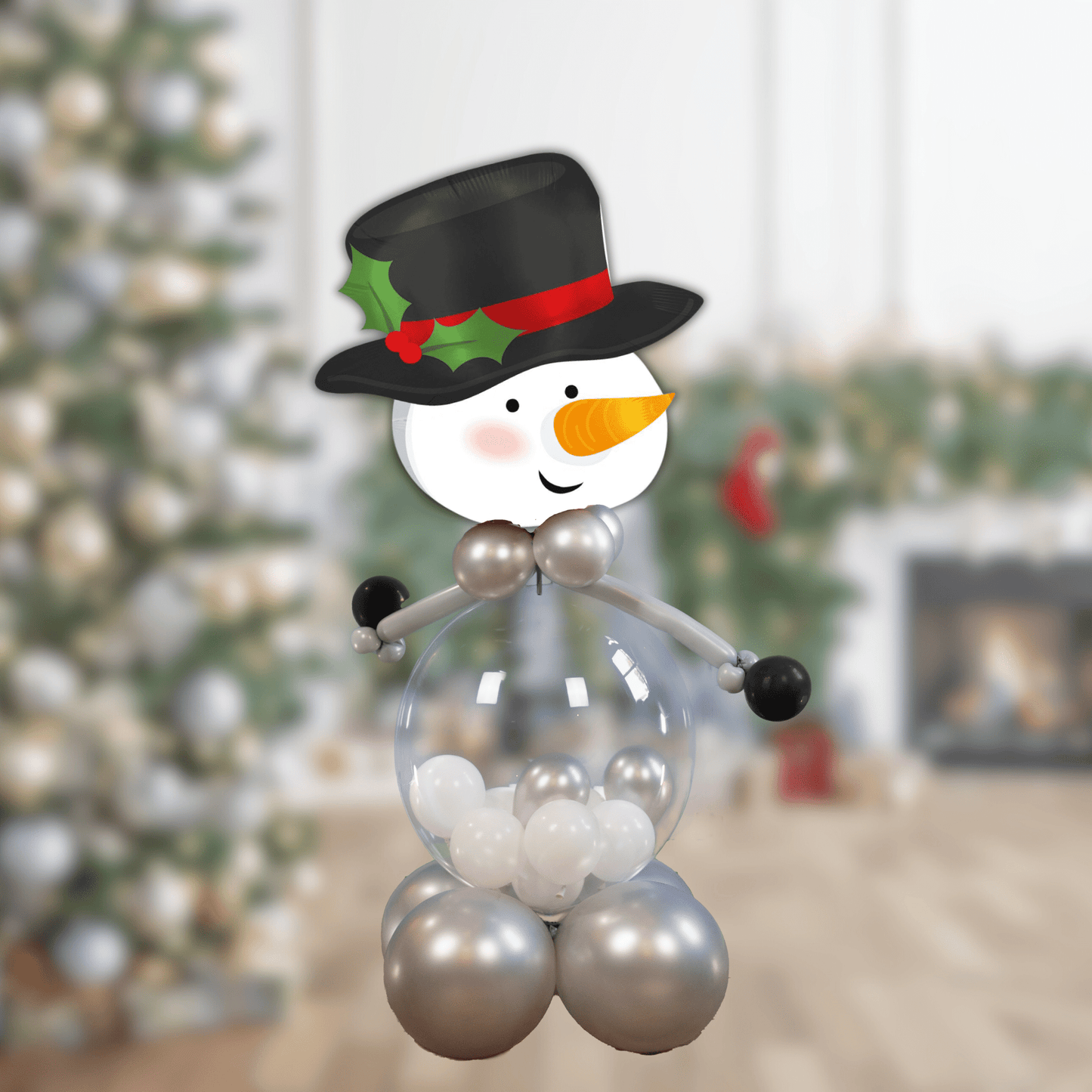 Snowman Gumball Buddy Balloon Display | The Party Hut