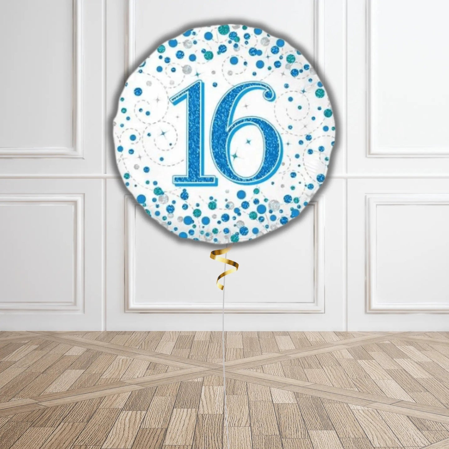 Sparkling Blue 16th Birthday Balloon Bouquet | The Party Hut