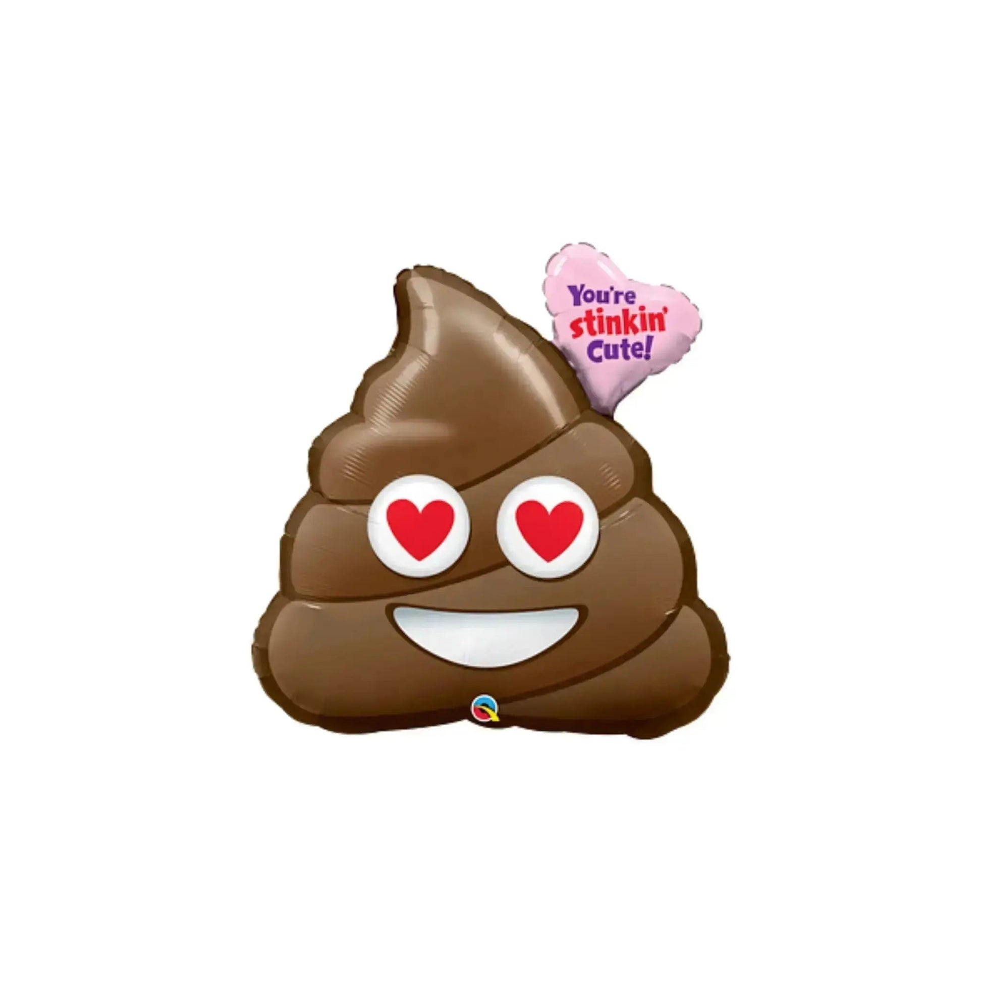 Stinking Cute Poop Icon Balloon