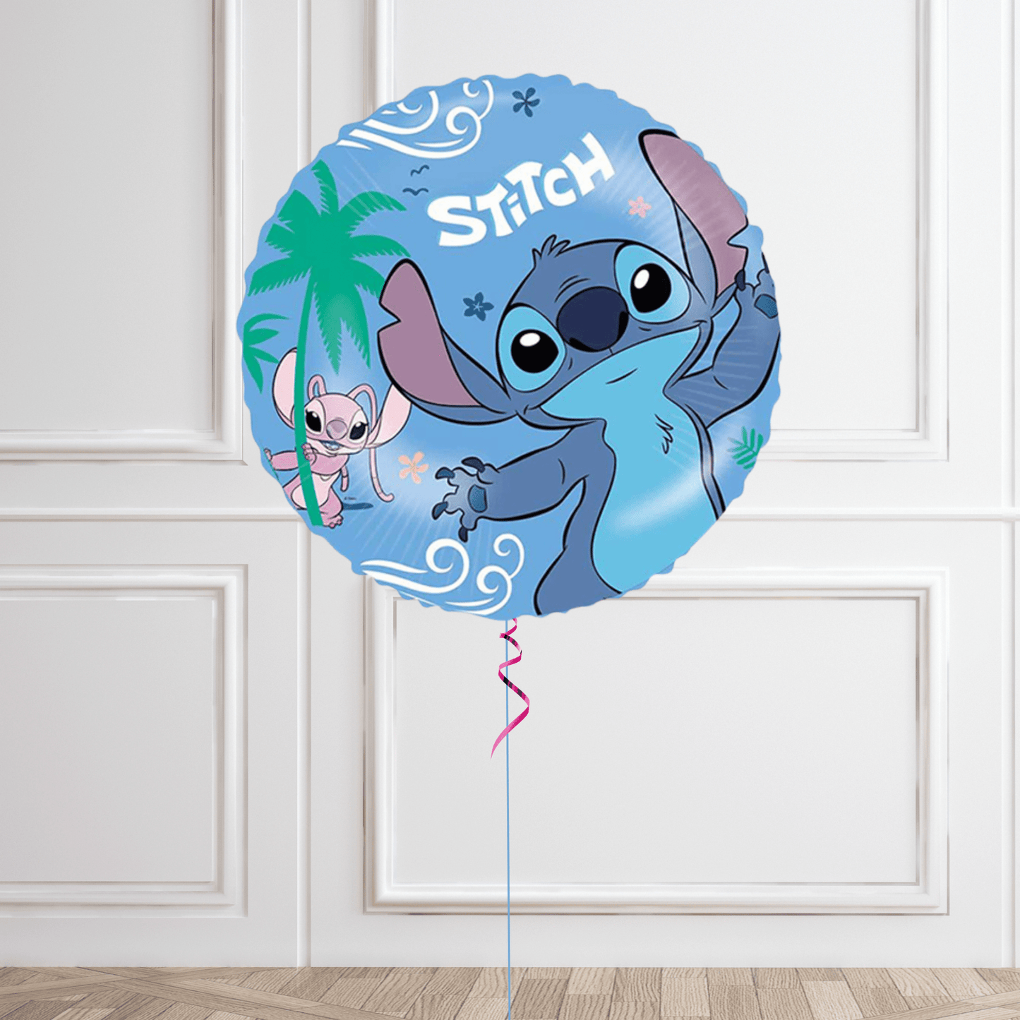 Stitch Round Foil Balloon Package | The Party Hut