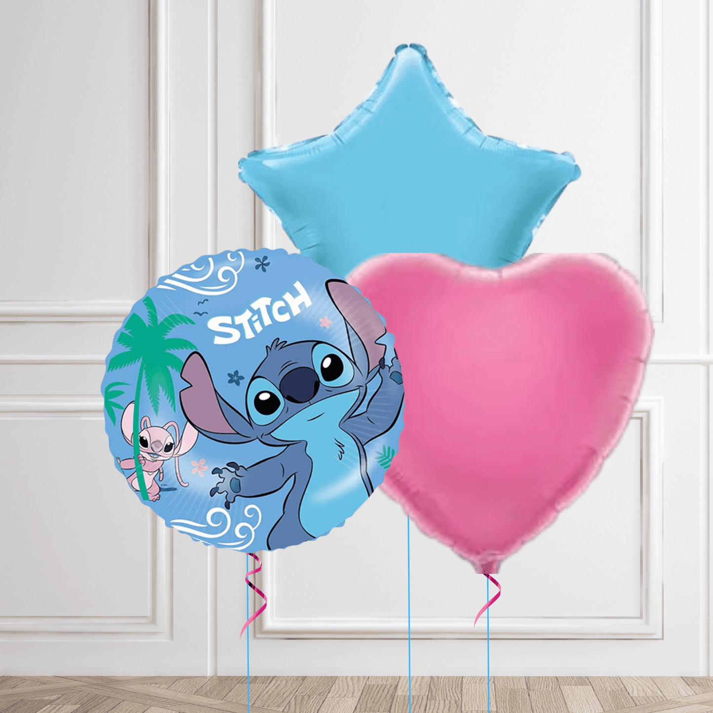 Stitch Round Foil Balloon Package | The Party Hut