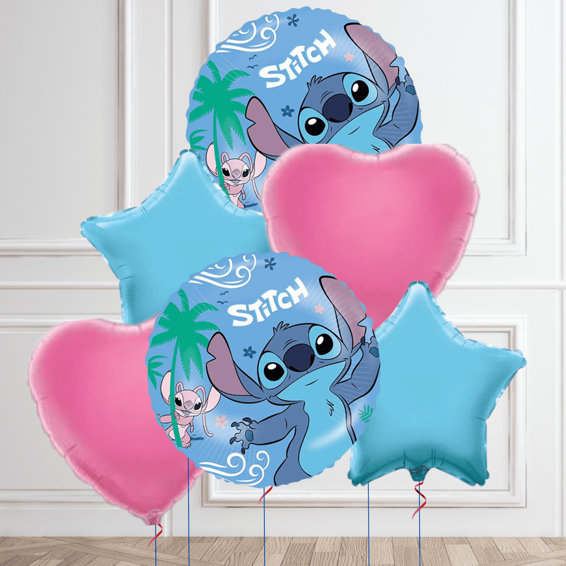 Stitch Round Foil Balloon Package