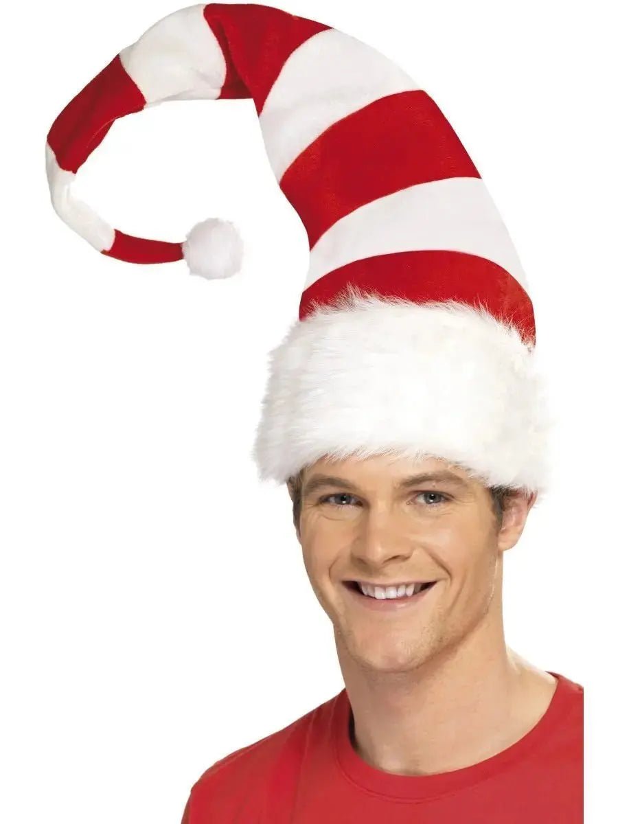 Striped Santa Hat | The Party Hut