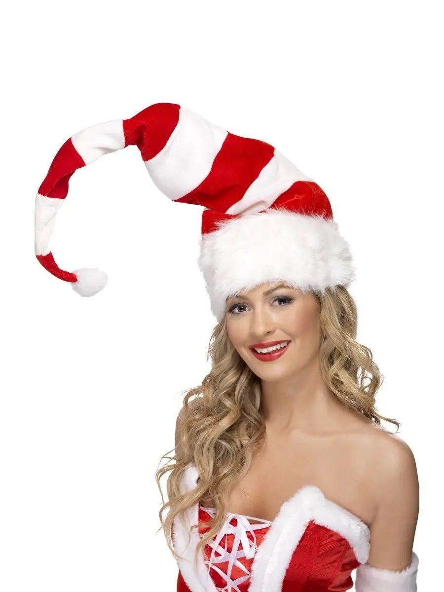 Striped Santa Hat | The Party Hut