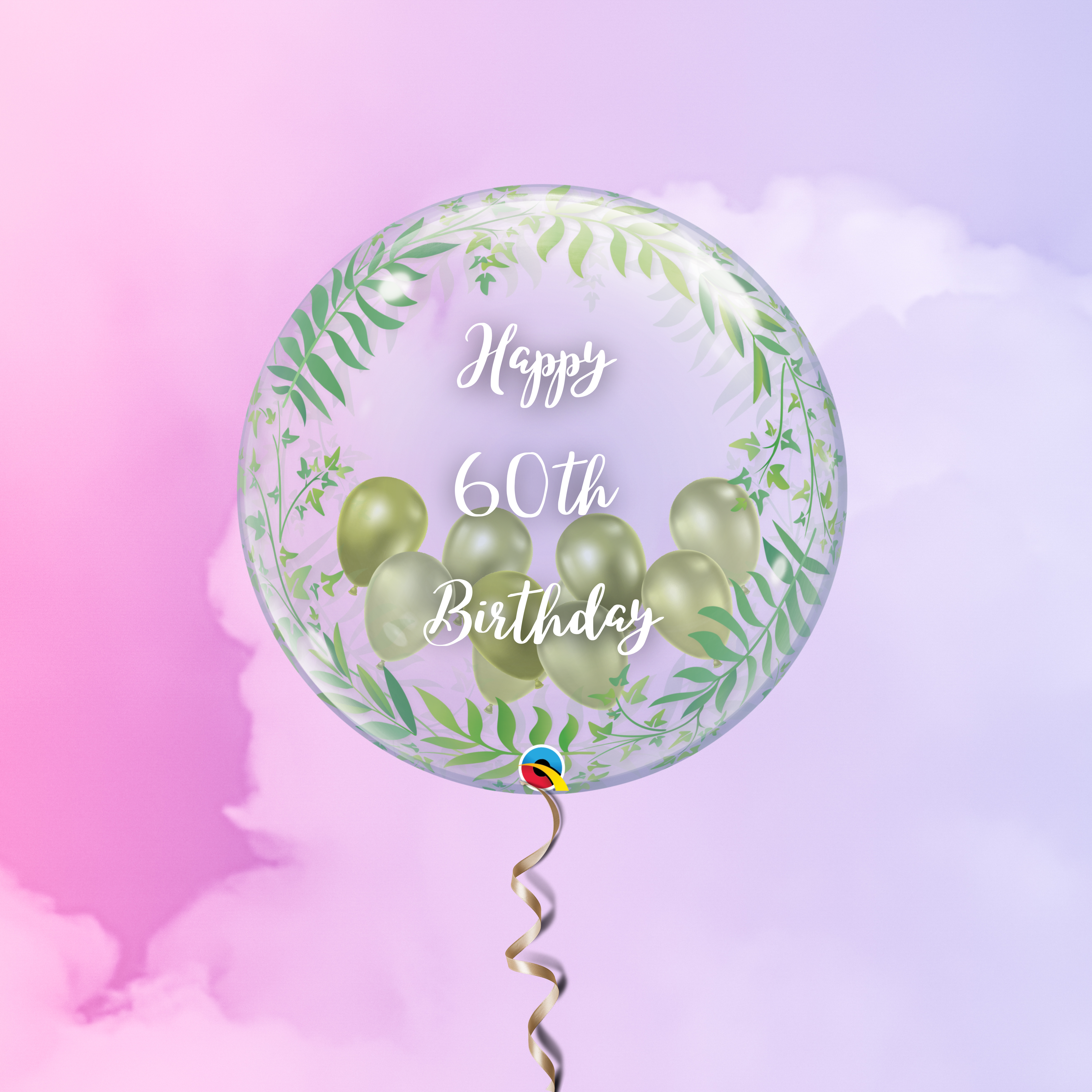 The Party Hut Bubble Personalised Balloon